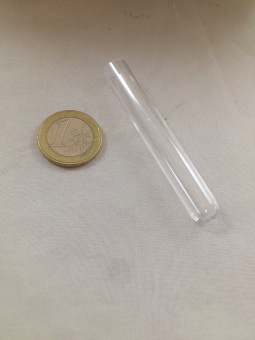 Acryl pipet 7 cm D 1 cm 100 st.
