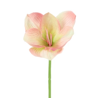 Kunstbloem Amaryllis Roze