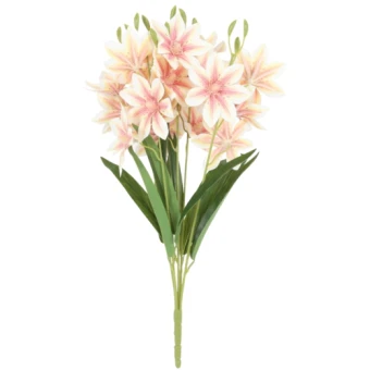 Kunstbloem Clematis Crème