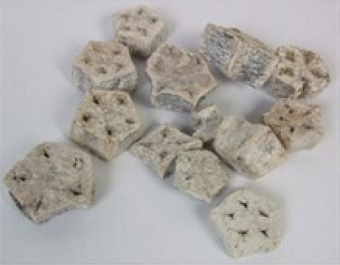 Mehogany schijfjes 250 gr. white wash