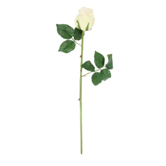 Kunstbloem Roos Crème