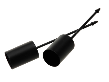 Kaarsenhouder steker 9 cm ⌀ 2.5 cm 4 st.  zilver