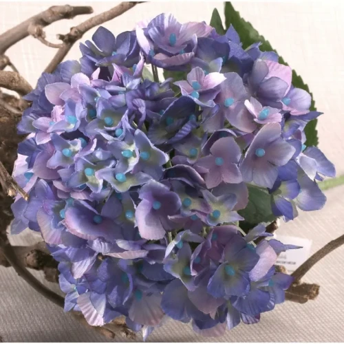 Kunstbloem Hortensia Blauw