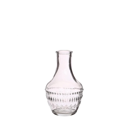 Gekleurde glazen fles milano clear Ø6 h.10 cm 12 st.