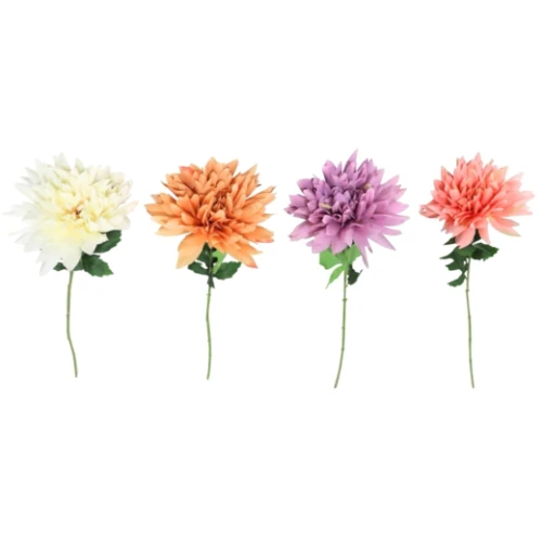Kunstbloem Dahlia Wit